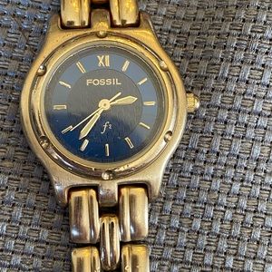 Fossil F2 ES 8776 Ladies Blue face vintage watch